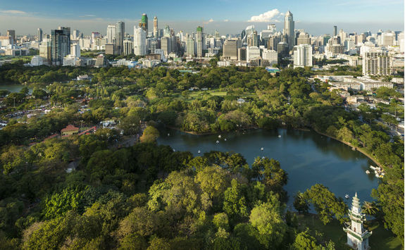 lumphin park and the downtown
