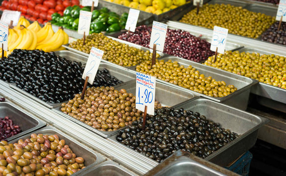 Olive market in Athens