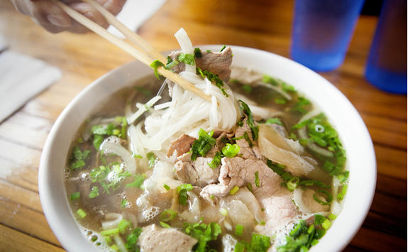Vietnamese Pho noodle soup