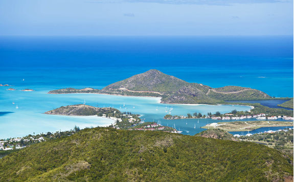 Antigua from the view of Boggy Peak