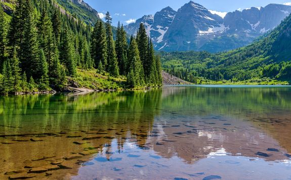 Maroon lake