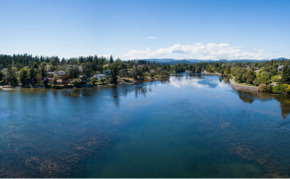 Aerial view of Victoria