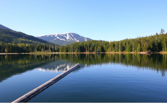 Lost lake from the pier