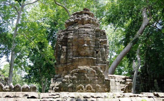 enigmatic face towers