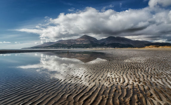 Mourne Mountains in the Distance