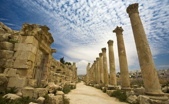 Columns in Jerash