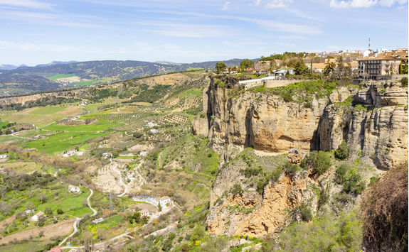 Cliffs of the city of Ronda