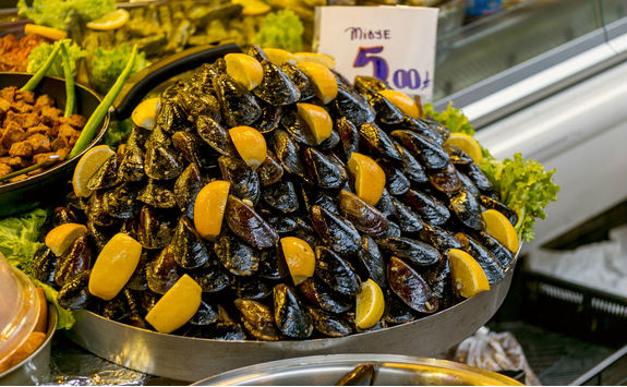 Street food at a Turkish market