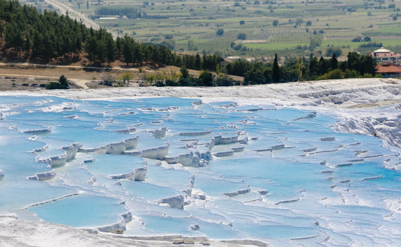 Calcite landscape at Pamukkale