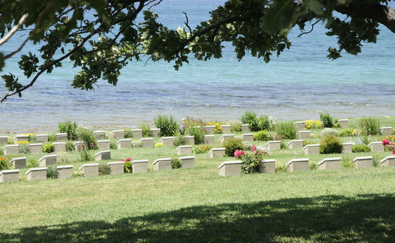 Beach Cemetery In Gallipoli