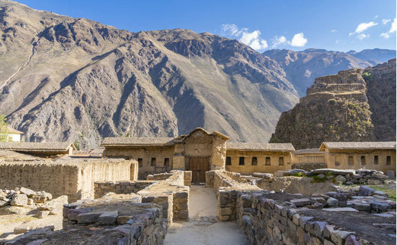 Ollantaytambo Ruins in Sacred Valley
