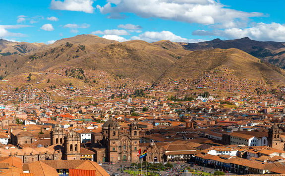 Cusco Skyline with Main Square