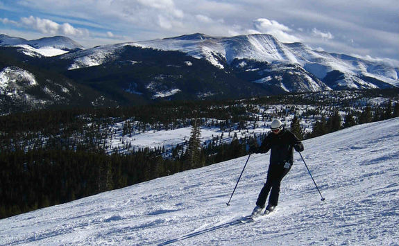 skiing