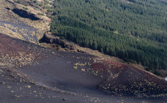 etna crater