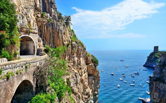 amalfi coast view
