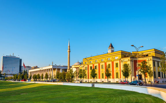 tirana albania buildings