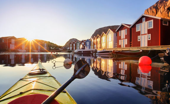 kayaking in bohuslan