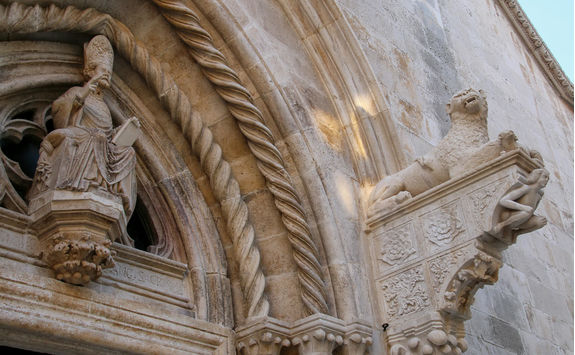 korkula cathedral detail