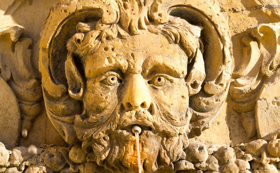 fountain detail valletta