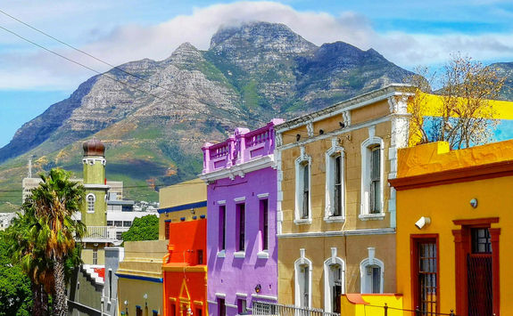 colouful street of bo kaap malay