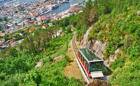 Funicular railway, Bergen