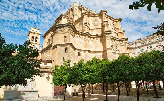 outside the monastery of san jeronimo