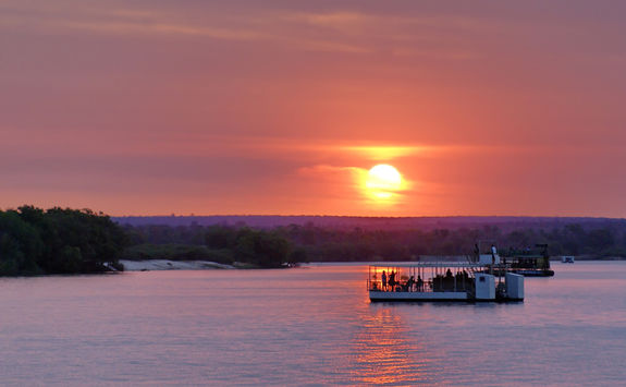 pontoon boat zambezi