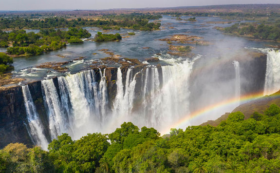 victoria falls aerial