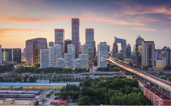 Beijing city skyscrapers