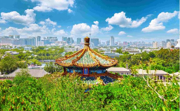 panorama view of jingshan_park
