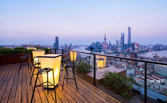 rooftop skyline Shanghai