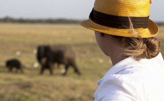 woman safari