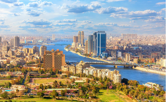 View of Cairo and the Nile