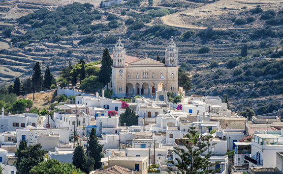 lefkes village hilltop