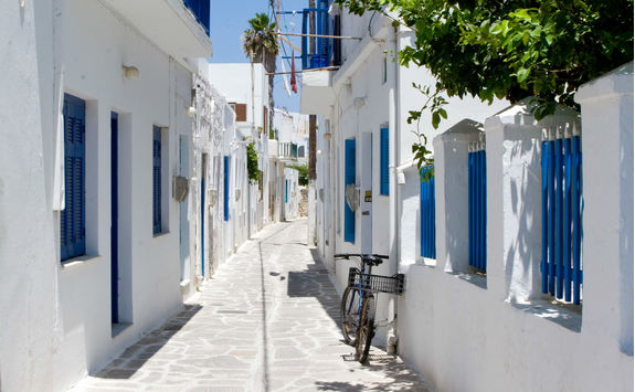 street of paros