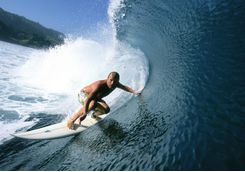 Nihiwatu surfing