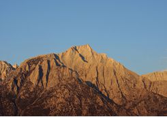 Lone Pine Peak in Sierra Mountains