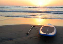 Paddleboard at sunset