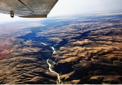 Flight over Kuiseb