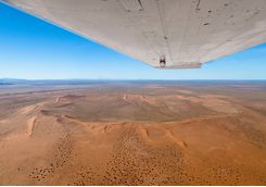 A view of Namibrand from a plane