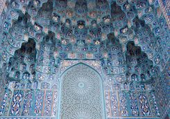 Blue art in Marrakech