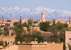 View over the Atlas Mountains