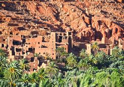 Berber village in the Atlas Mountains