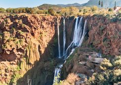 Atlas Mountains waterfall