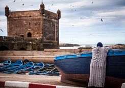Boat in Essaouira
