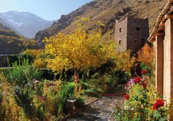 Kasbah du Toubkal from the garden