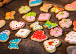 A biscuit icing class