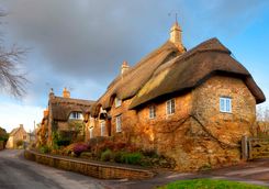 A thatched cottage