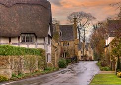 Stanton Village at Sunset