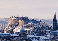 Edinburgh in the snow